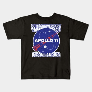 Apollo 11 50th Anniversary NASA Moon Landing 2019 Kids T-Shirt